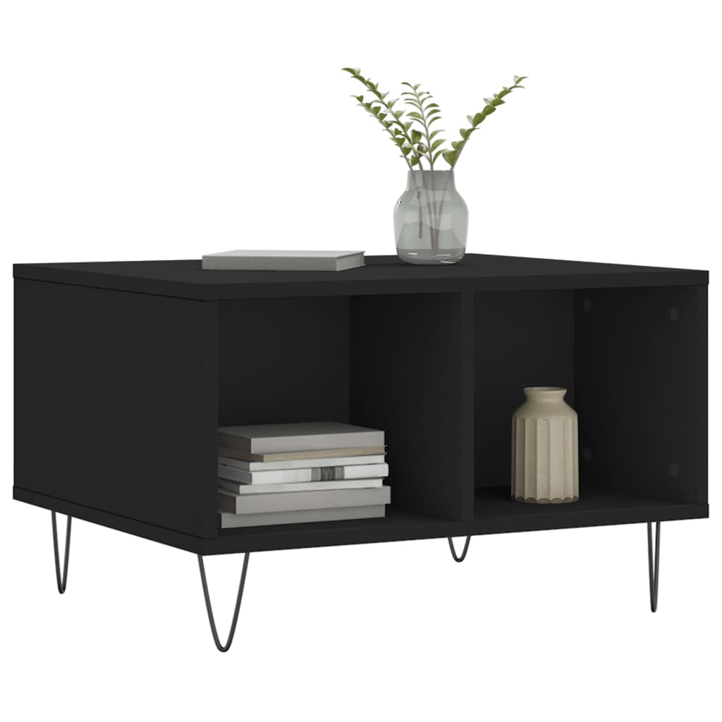 Couchtisch Schwarz 60x50x36,5 cm Holzwerkstoff - Pazzar.ch