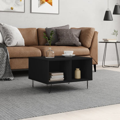 Couchtisch Schwarz 60x50x36,5 cm Holzwerkstoff - Pazzar.ch