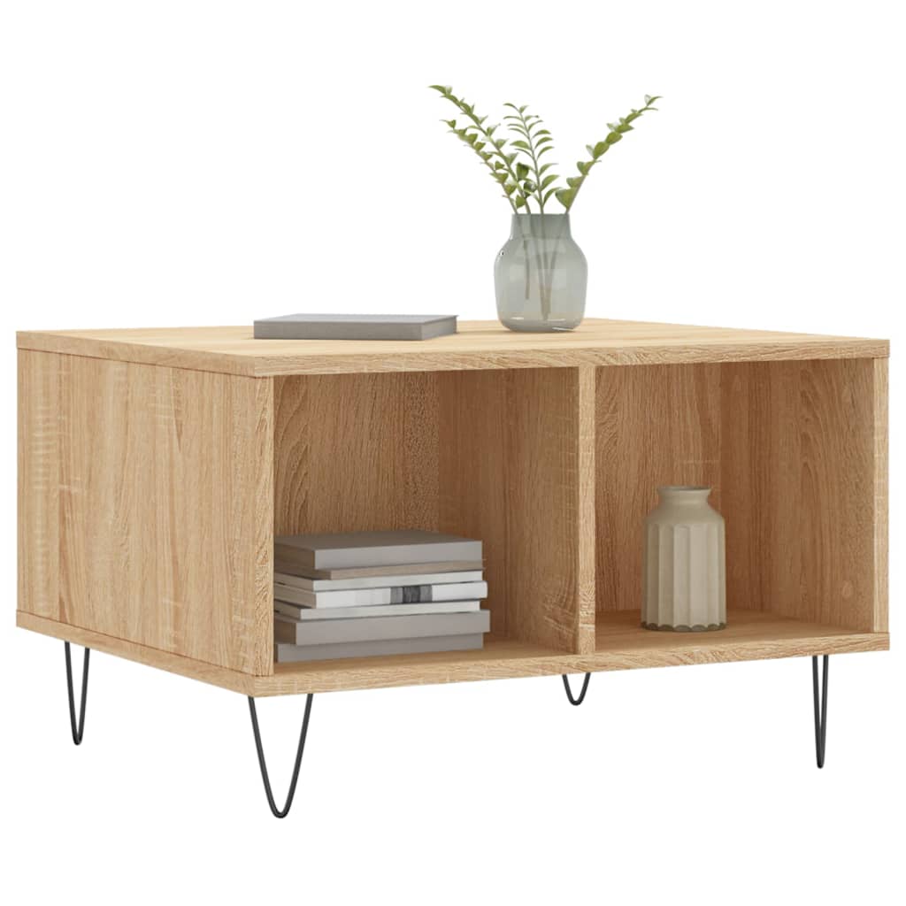 Couchtisch Sonoma-Eiche 60x50x36,5 cm Holzwerkstoff - Pazzar.ch