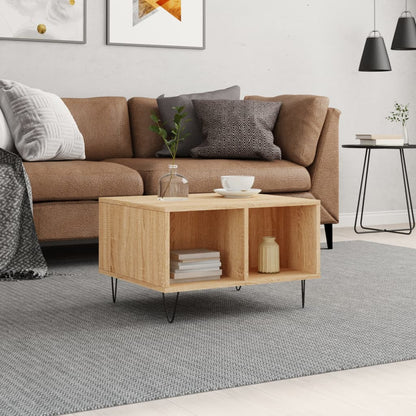 Couchtisch Sonoma-Eiche 60x50x36,5 cm Holzwerkstoff - Pazzar.ch