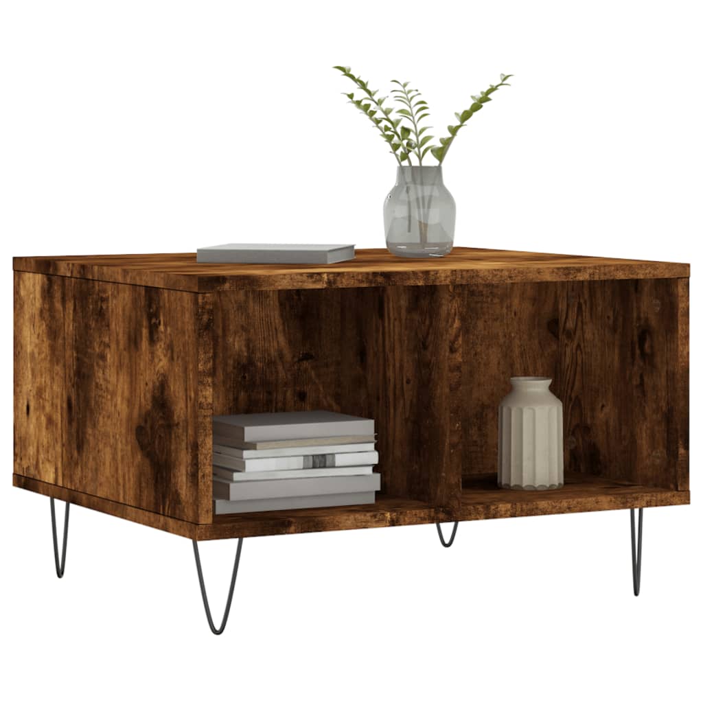 Couchtisch Räuchereiche 60x50x36,5 cm Holzwerkstoff - Pazzar.ch