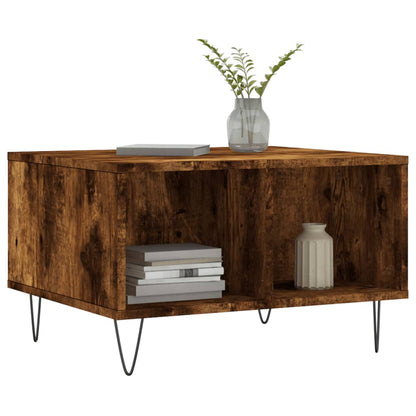Couchtisch Räuchereiche 60x50x36,5 cm Holzwerkstoff - Pazzar.ch