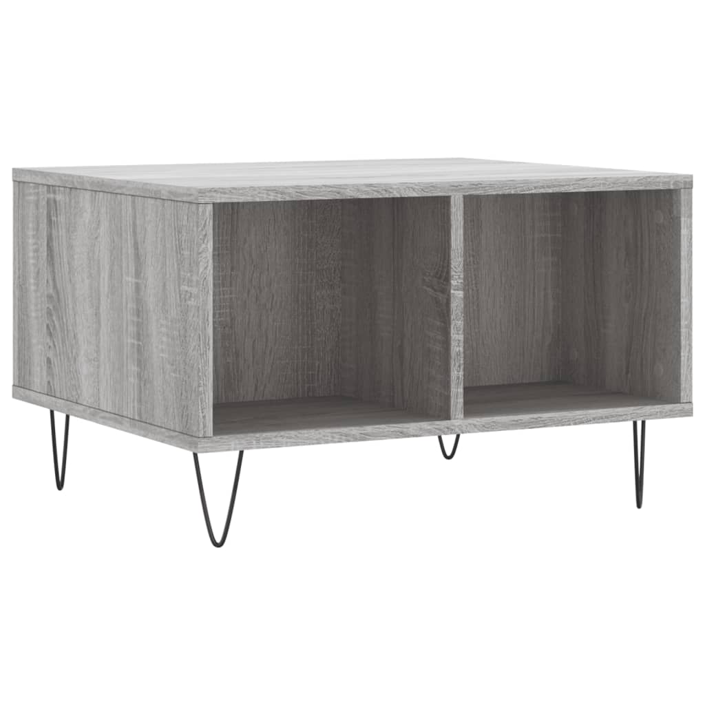 Couchtisch Grau Sonoma 60x50x36,5 cm Holzwerkstoff - Pazzar.ch