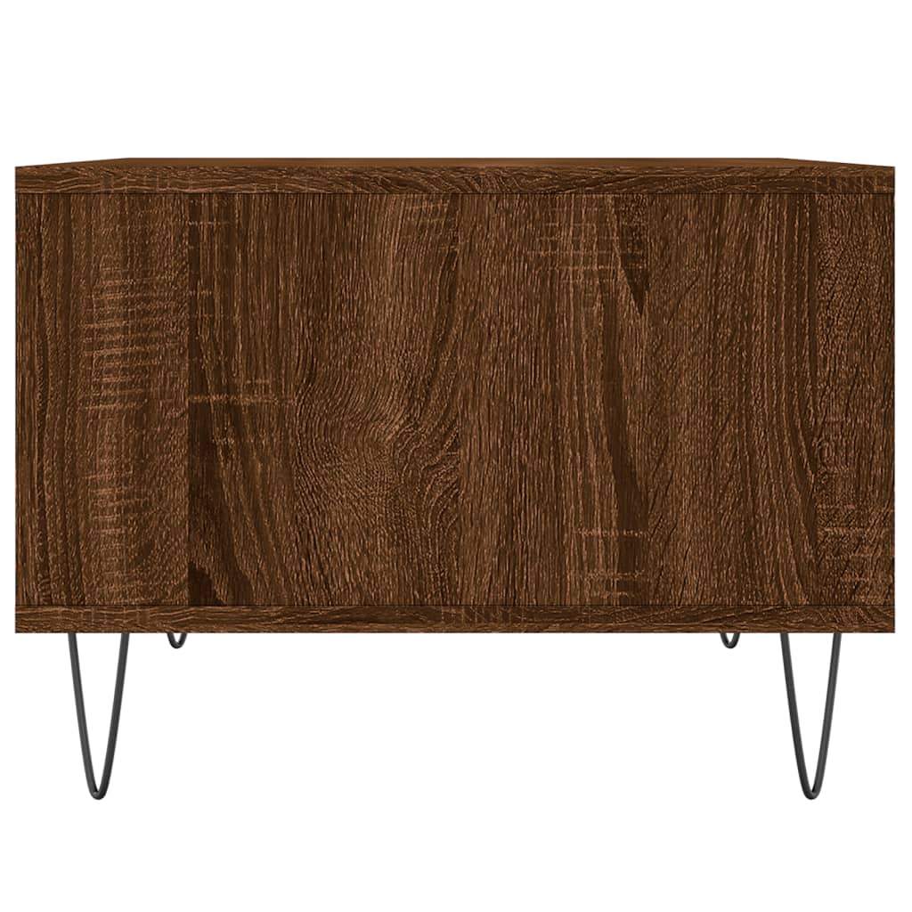 Couchtisch Braun Eichen-Optik 60x50x36,5 cm Holzwerkstoff - Pazzar.ch