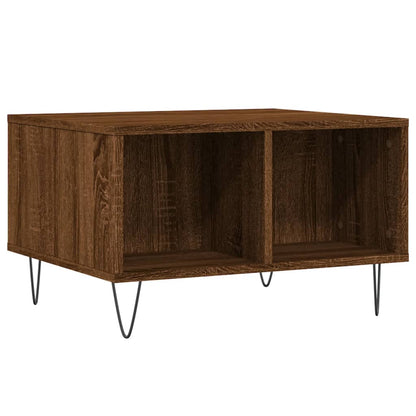 Couchtisch Braun Eichen-Optik 60x50x36,5 cm Holzwerkstoff - Pazzar.ch