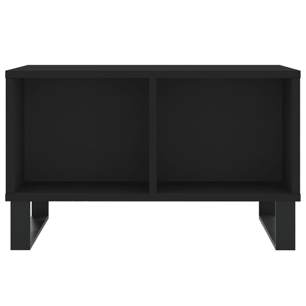 Couchtisch Schwarz 60x50x36,5 cm Holzwerkstoff - Pazzar.ch