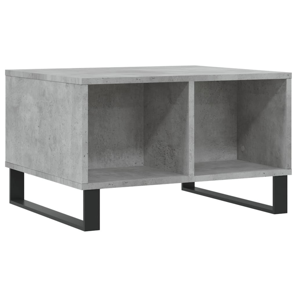Couchtisch Betongrau 60x50x36,5 cm Holzwerkstoff - Pazzar.ch