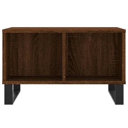Couchtisch Braun Eichen-Optik 60x50x36,5 cm Holzwerkstoff - Pazzar.ch
