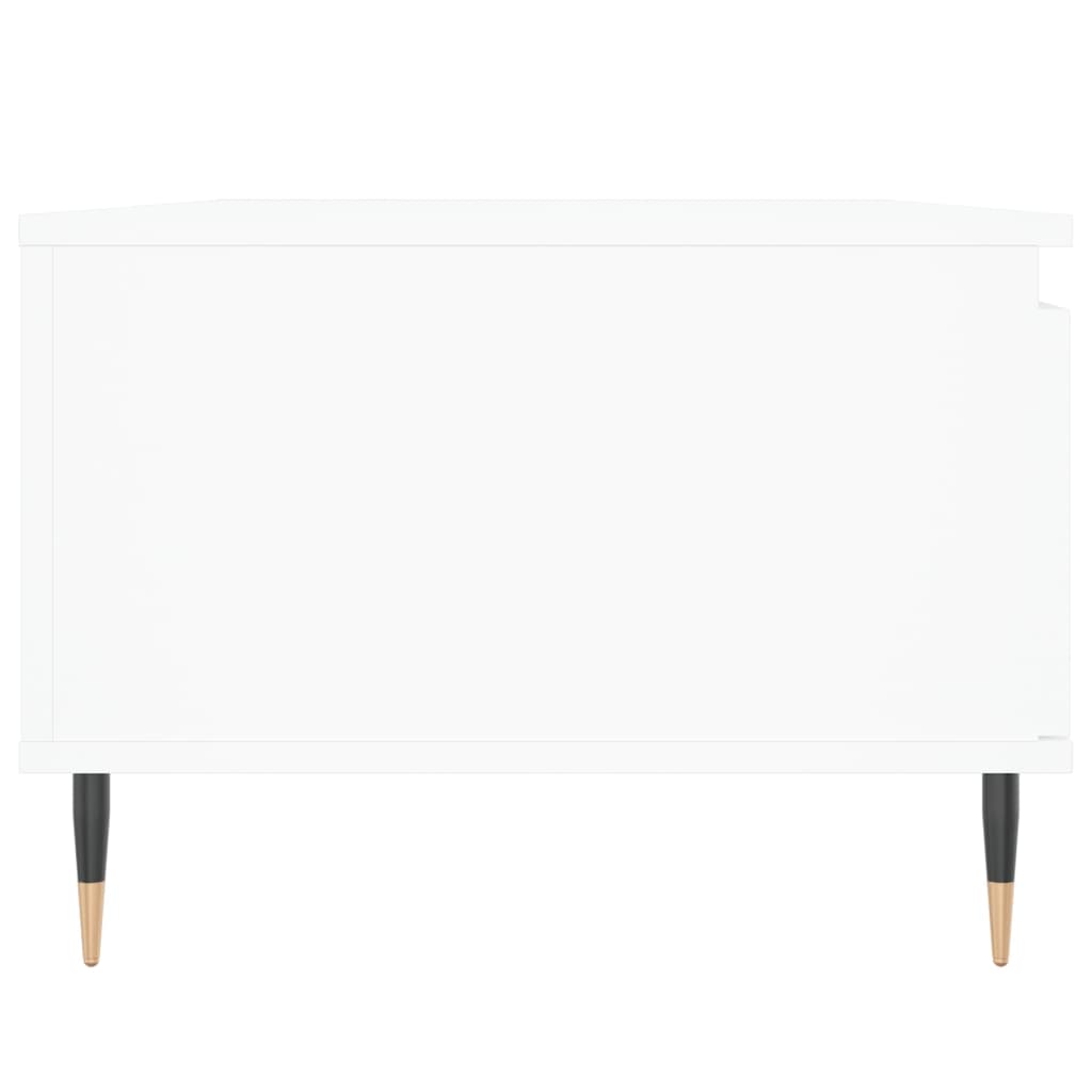 Couchtisch Weiß 90x50x36,5 cm Holzwerkstoff - Pazzar.ch
