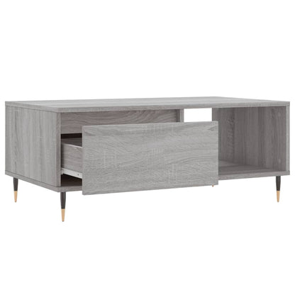 Couchtisch Grau Sonoma 90x50x36,5 cm Holzwerkstoff - Pazzar.ch