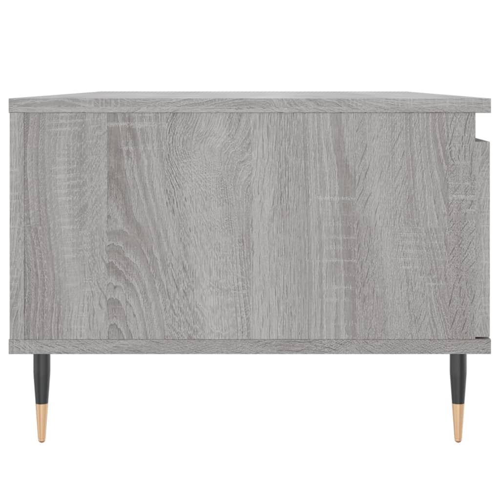 Couchtisch Grau Sonoma 90x50x36,5 cm Holzwerkstoff - Pazzar.ch