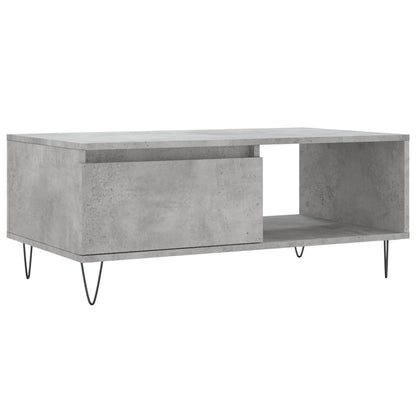 Couchtisch Betongrau 90x50x36,5 cm Holzwerkstoff - Pazzar.ch
