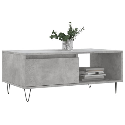 Couchtisch Betongrau 90x50x36,5 cm Holzwerkstoff - Pazzar.ch