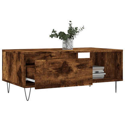 Couchtisch Räuchereiche 90x50x36,5 cm Holzwerkstoff - Pazzar.ch