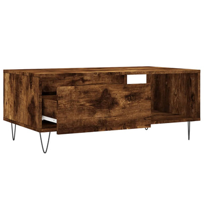 Couchtisch Räuchereiche 90x50x36,5 cm Holzwerkstoff - Pazzar.ch