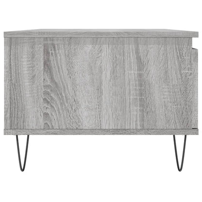Couchtisch Grau Sonoma 90x50x36,5 cm Holzwerkstoff - Pazzar.ch