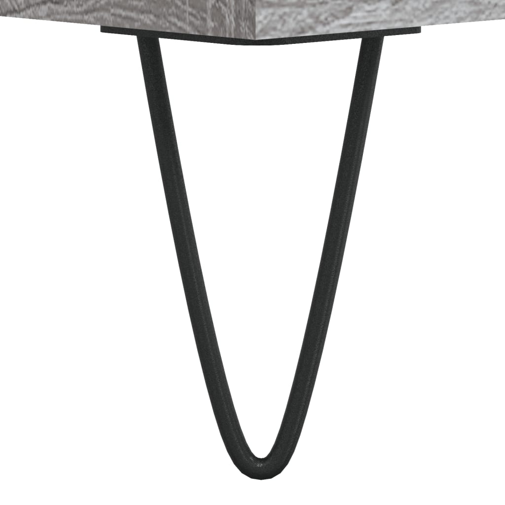 Couchtisch Grau Sonoma 90x50x36,5 cm Holzwerkstoff - Pazzar.ch