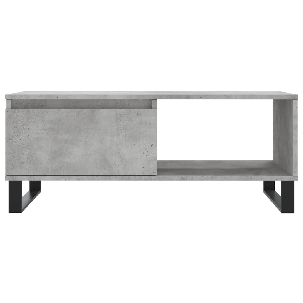 Couchtisch Betongrau 90x50x36,5 cm Holzwerkstoff - Pazzar.ch