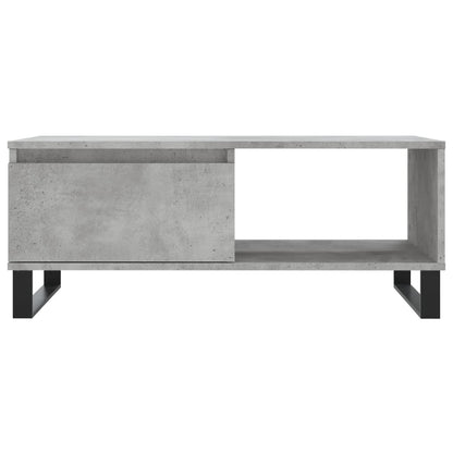 Couchtisch Betongrau 90x50x36,5 cm Holzwerkstoff - Pazzar.ch