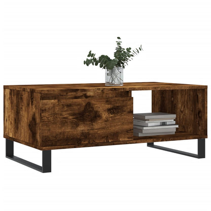 Couchtisch Räuchereiche 90x50x36,5 cm Holzwerkstoff - Pazzar.ch