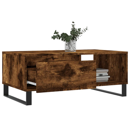 Couchtisch Räuchereiche 90x50x36,5 cm Holzwerkstoff - Pazzar.ch