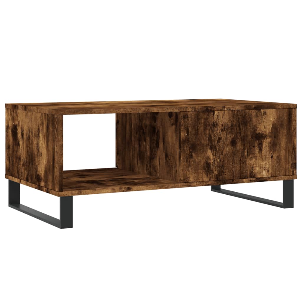 Couchtisch Räuchereiche 90x50x36,5 cm Holzwerkstoff - Pazzar.ch