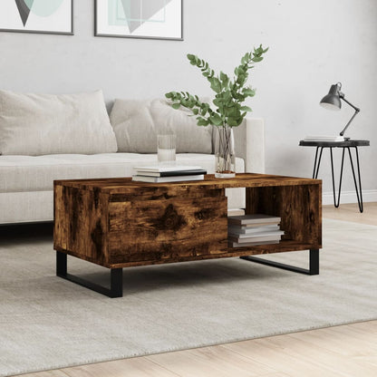 Couchtisch Räuchereiche 90x50x36,5 cm Holzwerkstoff - Pazzar.ch