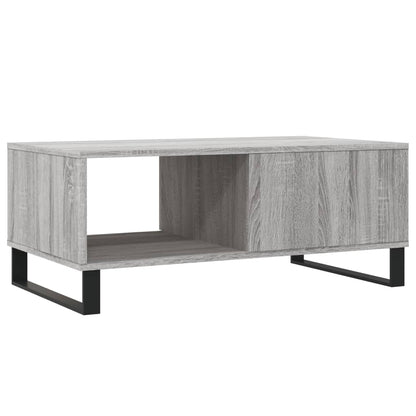 Couchtisch Grau Sonoma 90x50x36,5 cm Holzwerkstoff - Pazzar.ch