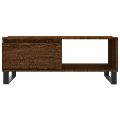 Couchtisch Braun Eichen-Optik 90x50x36,5 cm Holzwerkstoff - Pazzar.ch