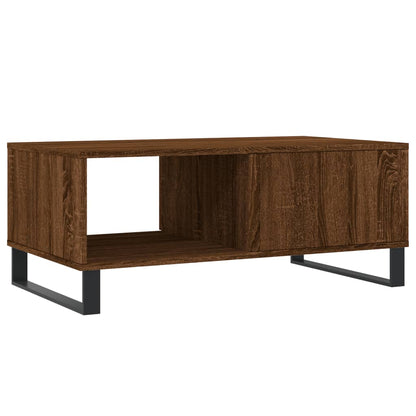 Couchtisch Braun Eichen-Optik 90x50x36,5 cm Holzwerkstoff - Pazzar.ch