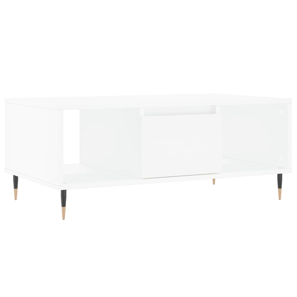 Couchtisch Weiß 90x50x36,5 cm Holzwerkstoff - Pazzar.ch