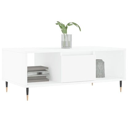 Couchtisch Weiß 90x50x36,5 cm Holzwerkstoff - Pazzar.ch