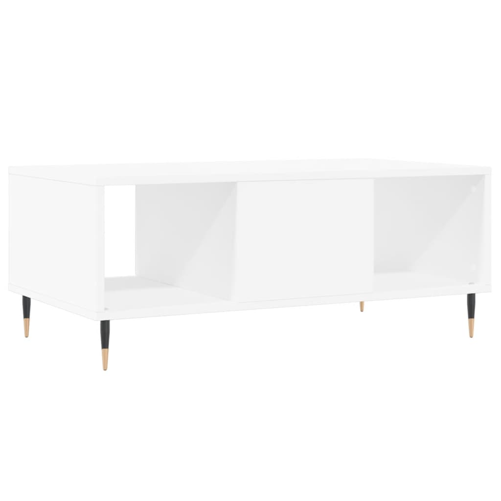 Couchtisch Weiß 90x50x36,5 cm Holzwerkstoff - Pazzar.ch