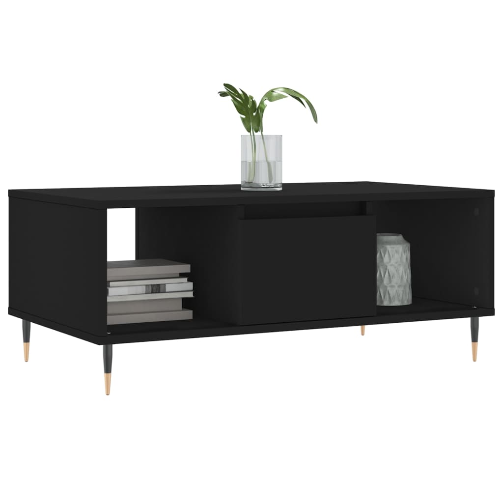 Couchtisch Schwarz 90x50x36,5 cm Holzwerkstoff - Pazzar.ch