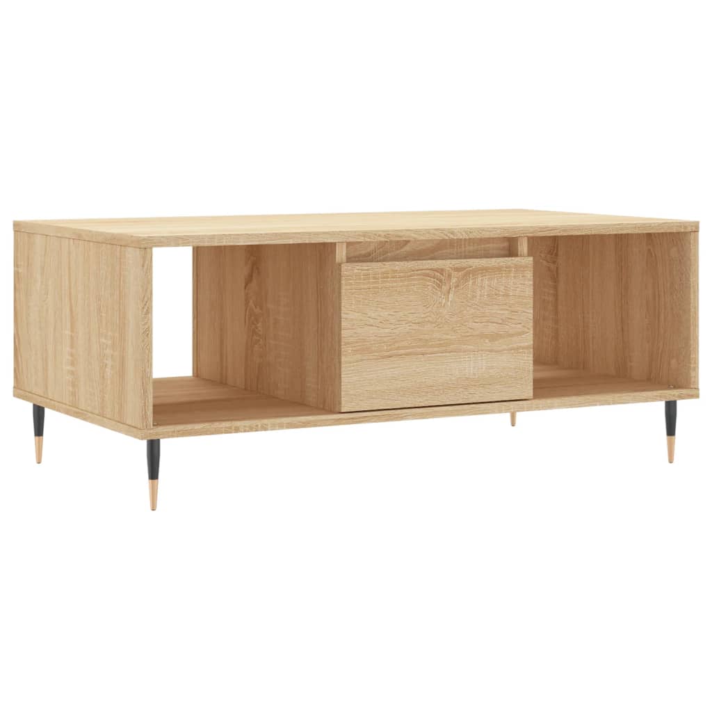 Couchtisch Sonoma-Eiche 90x50x36,5 cm Holzwerkstoff - Pazzar.ch
