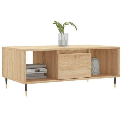 Couchtisch Sonoma-Eiche 90x50x36,5 cm Holzwerkstoff - Pazzar.ch