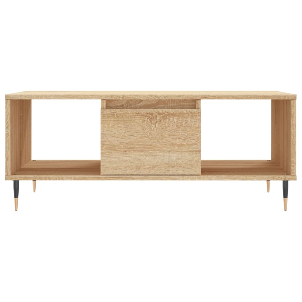 Couchtisch Sonoma-Eiche 90x50x36,5 cm Holzwerkstoff - Pazzar.ch