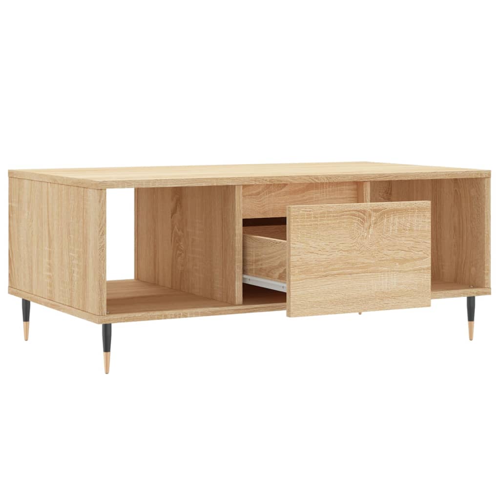 Couchtisch Sonoma-Eiche 90x50x36,5 cm Holzwerkstoff - Pazzar.ch