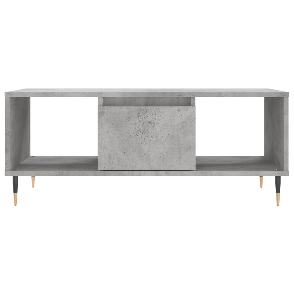 Couchtisch Betongrau 90x50x36,5 cm Holzwerkstoff - Pazzar.ch