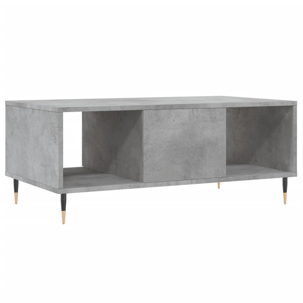 Couchtisch Betongrau 90x50x36,5 cm Holzwerkstoff - Pazzar.ch
