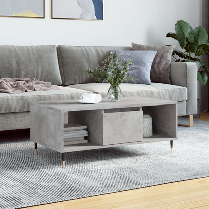 Couchtisch Betongrau 90x50x36,5 cm Holzwerkstoff - Pazzar.ch