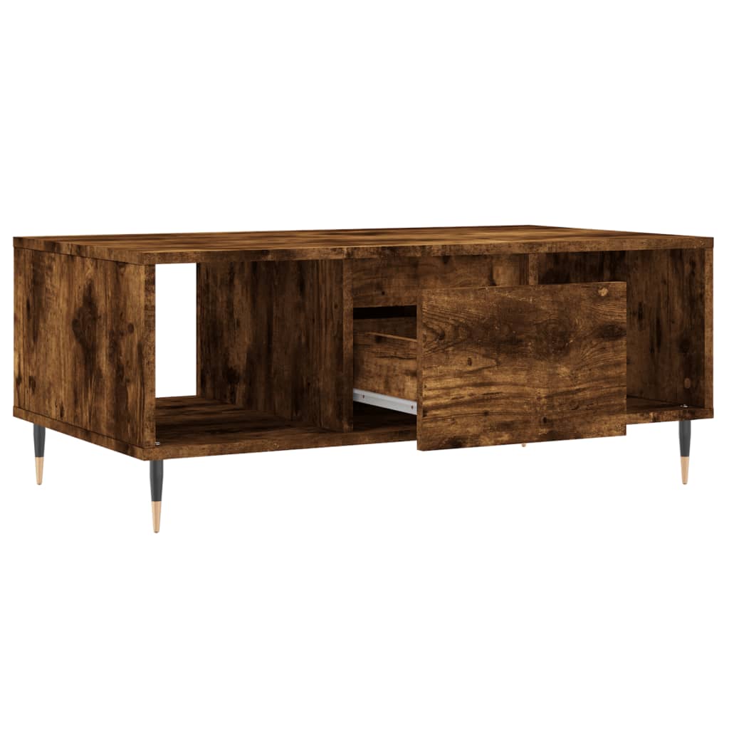 Couchtisch Räuchereiche 90x50x36,5 cm Holzwerkstoff - Pazzar.ch