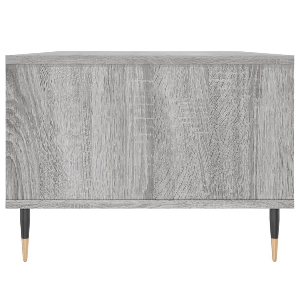 Couchtisch Grau Sonoma 90x50x36,5 cm Holzwerkstoff - Pazzar.ch