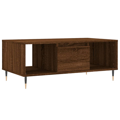 Couchtisch Braun Eichen-Optik 90x50x36,5 cm Holzwerkstoff - Pazzar.ch