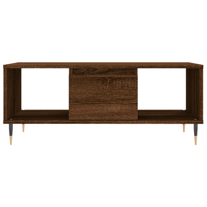 Couchtisch Braun Eichen-Optik 90x50x36,5 cm Holzwerkstoff - Pazzar.ch