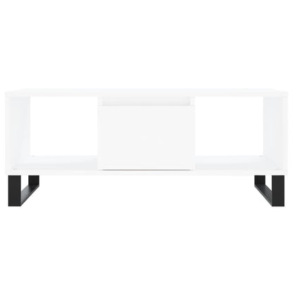 Couchtisch Weiß 90x50x36,5 cm Holzwerkstoff - Pazzar.ch