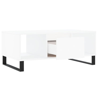 Couchtisch Weiß 90x50x36,5 cm Holzwerkstoff - Pazzar.ch