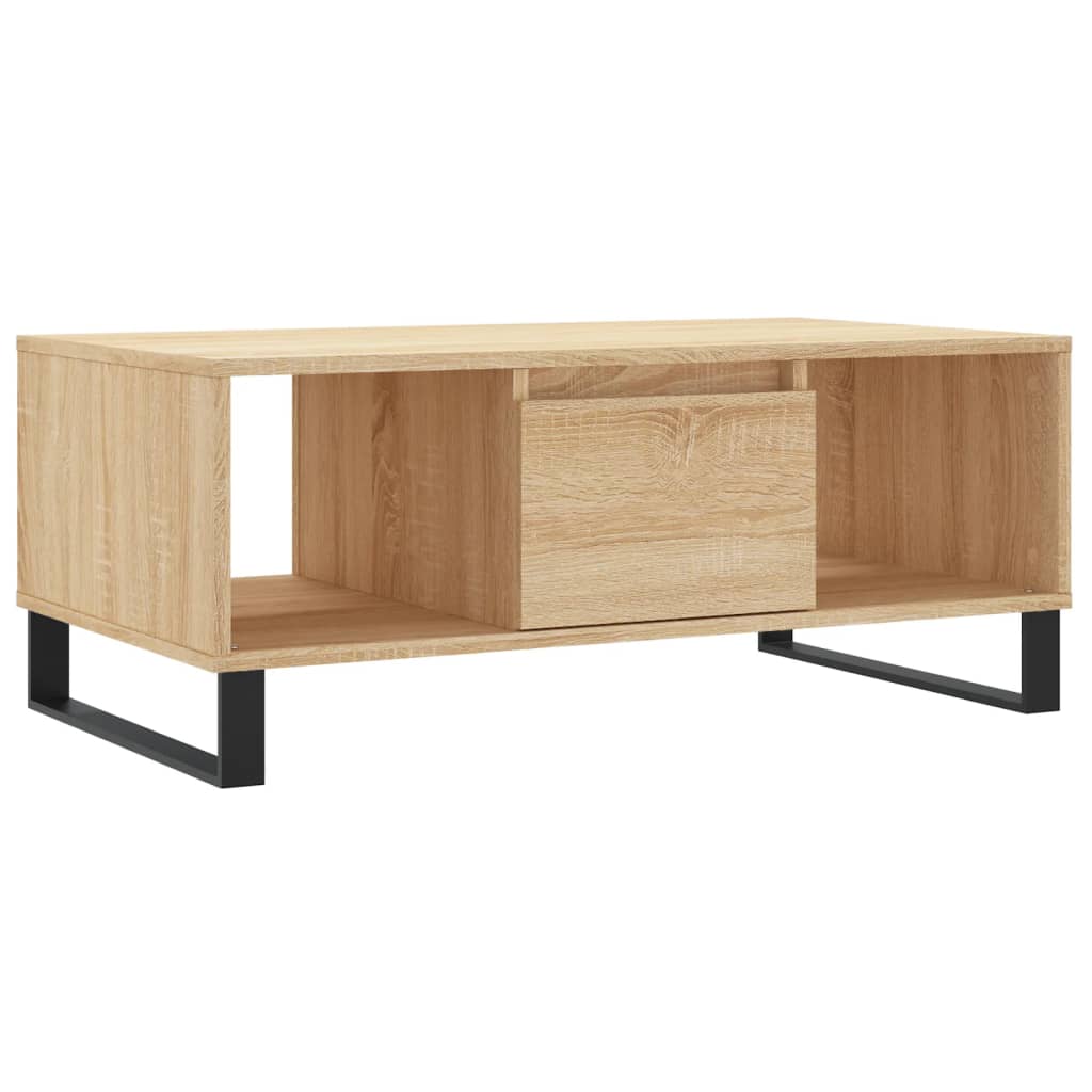 Couchtisch Sonoma-Eiche 90x50x36,5 cm Holzwerkstoff - Pazzar.ch