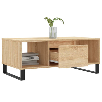 Couchtisch Sonoma-Eiche 90x50x36,5 cm Holzwerkstoff - Pazzar.ch