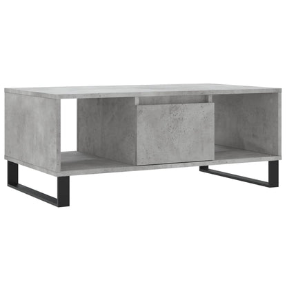 Couchtisch Betongrau 90x50x36,5 cm Holzwerkstoff - Pazzar.ch